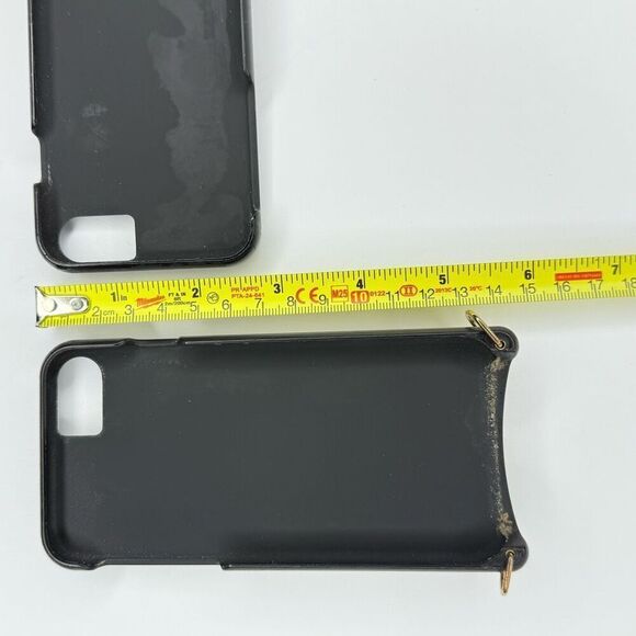 Bandolier Emma Crossbody Phone Case Wallet – iPhone SE / 7 / 8 – Gold Leather – - Picture 4 of 9